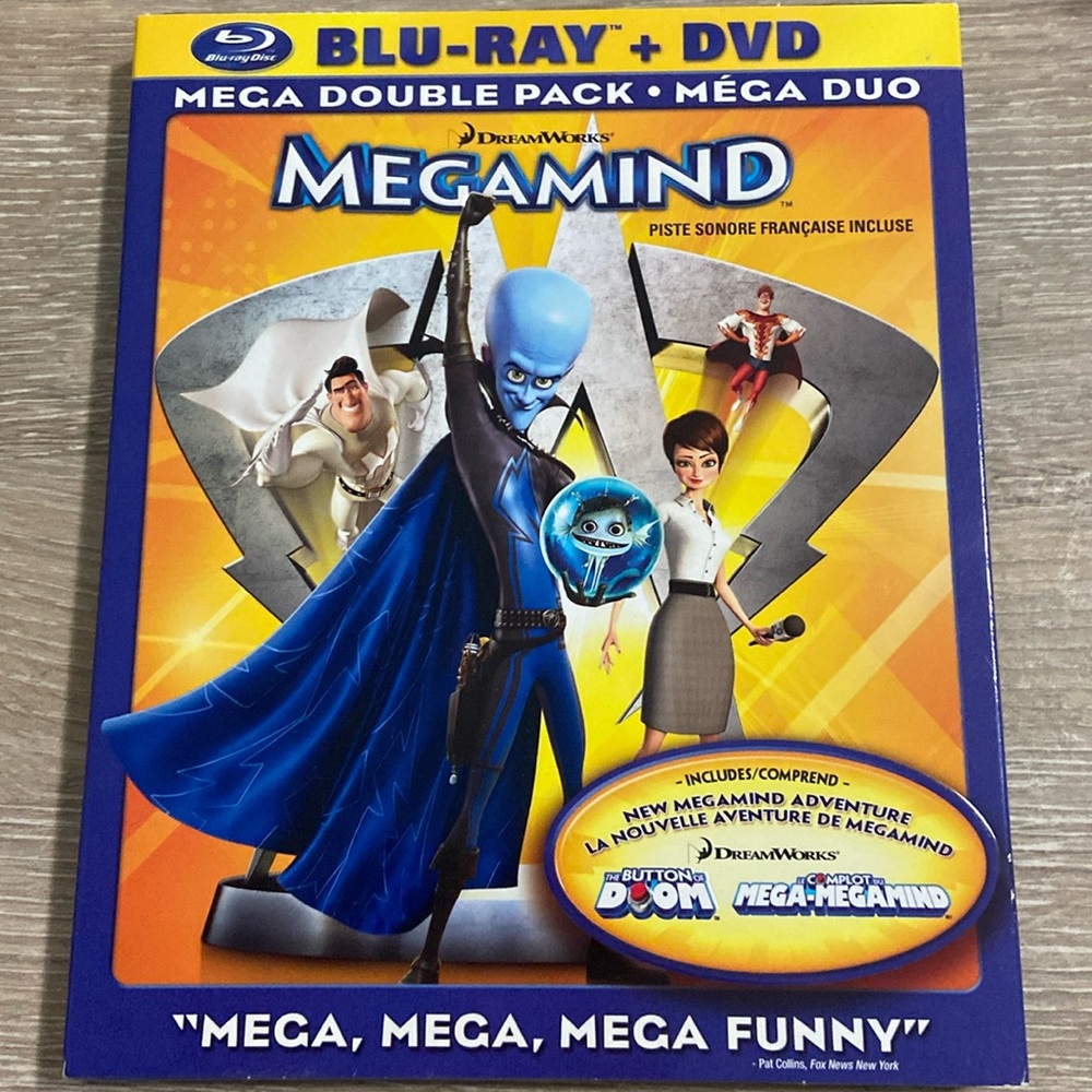 Megamind Blu-Ray + DVD
